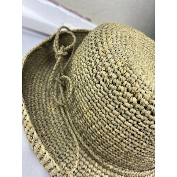 Corriboree Australia Olive Green Raffia Straw Hat Women Packable main image 12